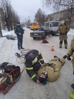 Тактико-специальные учения по ликвидации последствий дорожно-транспортного происшествия